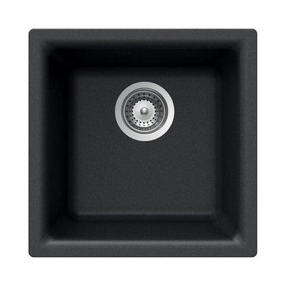 Hamat - SiOStone 16 Inch Granite Dual Mount Bar/Prep Sink