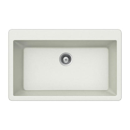 Hamat - SiOStone 33 Inch Granite Topmount Large Single Bowl Kitchen Sink