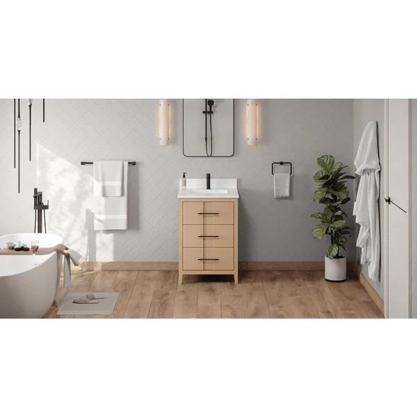 Jeffrey Alexander - Katara 24 Inch W  Single Basin Bathroom Vanity Set
