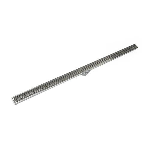 Infinity Drain - 48 Inch S-PVC Series Low Profile Complete Kit