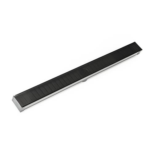 Infinity Drain - 96 Inch S-PVC Series Low Profile Complete Kit