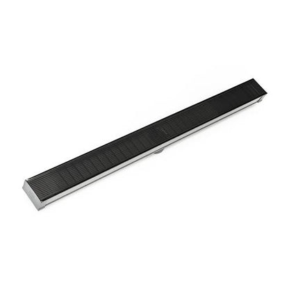 Infinity Drain - 96 Inch S-PVC Series Low Profile Complete Kit