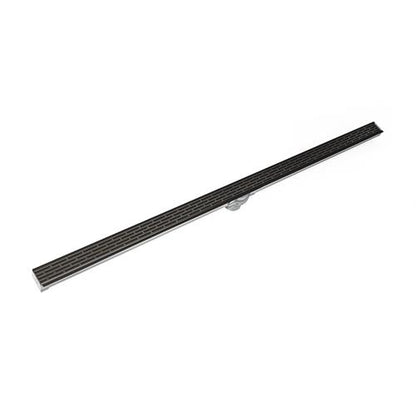 Infinity Drain - 72 Inch S-PVC Series Low Profile Complete Kit