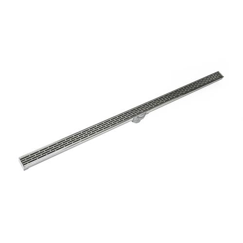 Infinity Drain - 48 Inch S-PVC Series Low Profile Complete Kit