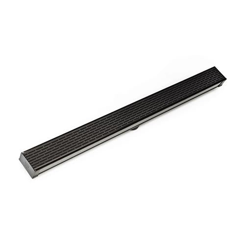 Infinity Drain - 96 Inch S-PVC Series Low Profile Complete Kit