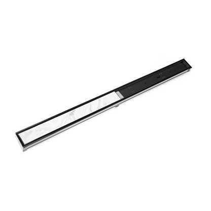 Infinity Drain - 96 Inch S-PVC Series Low Profile Complete Kit