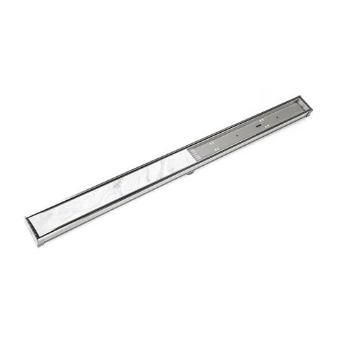 Infinity Drain - 96 Inch S-PVC Series Low Profile Complete Kit