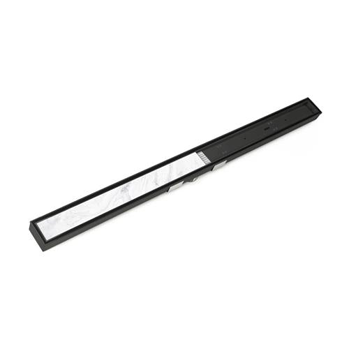Infinity Drain - 48 Inch S-Stainless Steel Series Complete Kit with Low Profile Tile Insert Frame