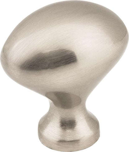 Elements - 1-1/8 Inch Overall Length Oval Merryville Cabinet Knob