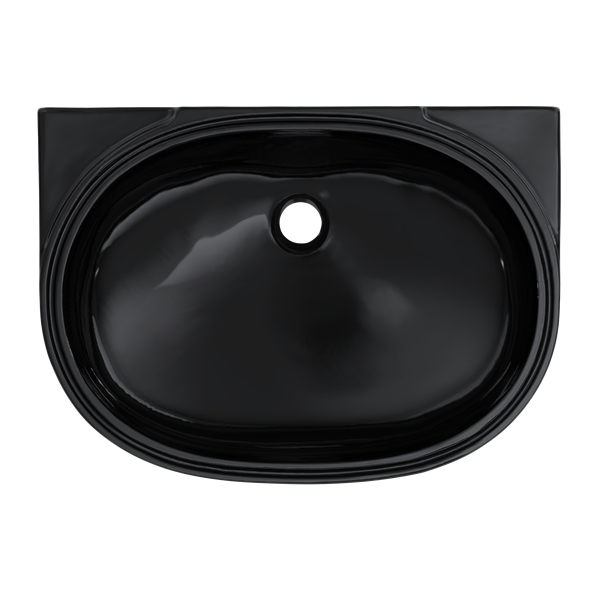 Toto - 19-11/16" X 13-3/4" Oval Undermount Bathroom Sink, Ebony