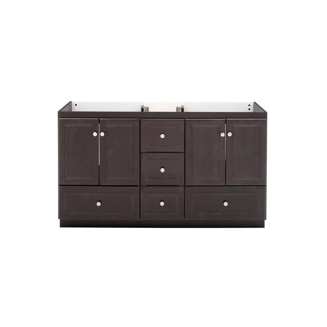 Simplicity by Strasser - 60 X 21 X 34.5 Legacy Vanity Ultra Door For Double Basin (Top not included)
