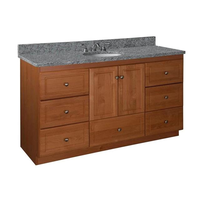 Simplicity by Strasser - 60 X 21 X 34.5 Legacy Vanity Ultra Door For Single Basin