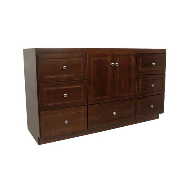 Simplicity by Strasser - 60 X 21 X 34.5 Legacy Vanity Ultra Door For Single Basin