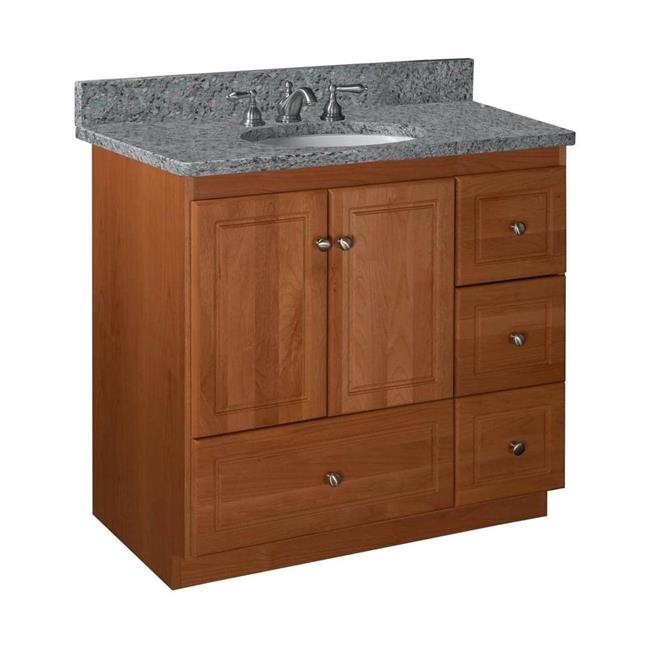 Simplicity by Strasser - 36 X 21 X 34.5 Legacy Vanity Ultra Door Right Hand Drawers