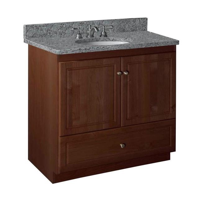 Simplicity by Strasser - 36 X 21 X 34.5 Legacy Vanity Ultra Door No Side Drawers (Top not included)