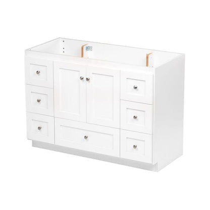 Simplicity by Strasser - 48 X 21 X 34.5 Legacy Vanity Shaker Door For Single Basin (Top not included)