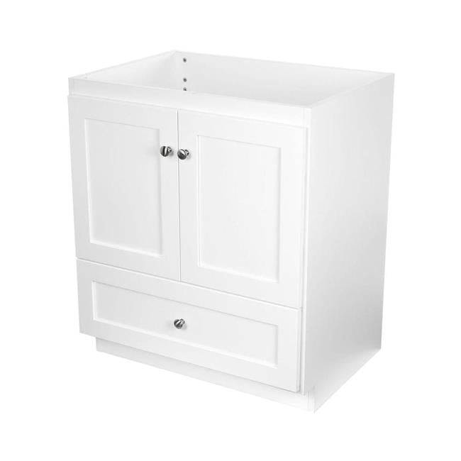 Simplicity by Strasser - 30 X 21 X 34.5 Legacy Vanity Shaker Door No Side Drawers (Top not included)
