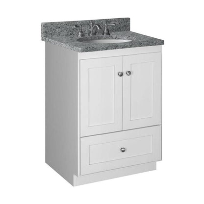 Simplicity by Strasser - 24 X 21 X 34.5 Legacy Vanity Shaker Door No Side Drawers (Top not included)