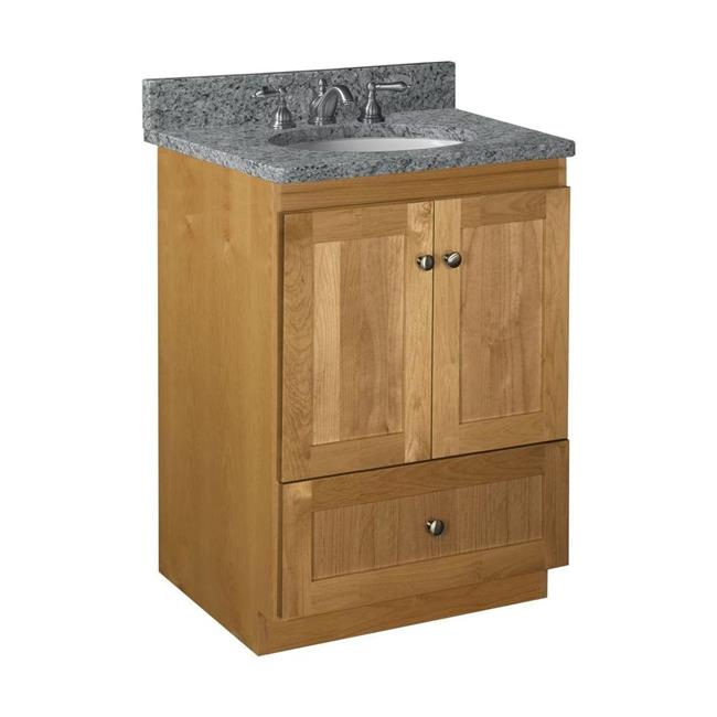 Simplicity by Strasser - 24 X 21 X 34.5 Legacy Vanity Shaker Door No Side Drawers (Top not included)