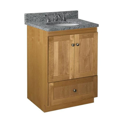 Simplicity by Strasser - 24 X 21 X 34.5 Legacy Vanity Shaker Door No Side Drawers (Top not included)
