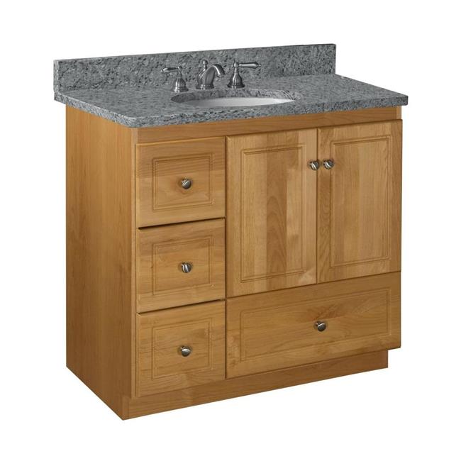 Simplicity by Strasser - 36 X 21 X 34.5 Legacy Vanity Ultra Door Left Hand Drawers (Top not included)