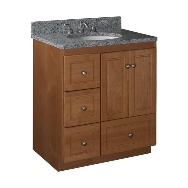 Simplicity by Strasser - 30 X 21 X 34.5 Legacy Vanity Ultra Door Left Hand Drawers (Top not included)