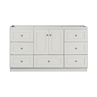 Simplicity by Strasser - 60 X 21 X 34.5 Legacy Vanity Shaker Door For Single Basin (Top not included)