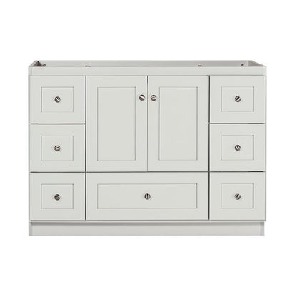 Simplicity by Strasser - 48 X 21 X 34.5 Legacy Vanity Shaker Door For Single Basin (Top not included)