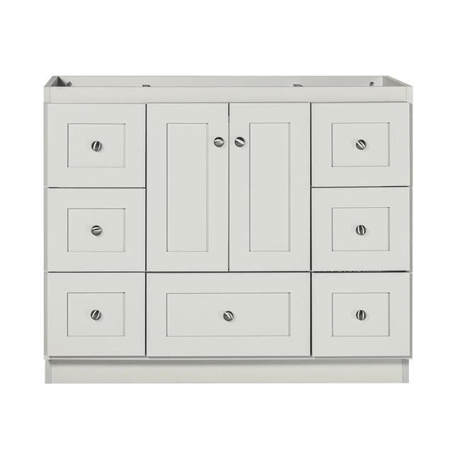 Simplicity by Strasser - 42 X 21 X 34.5 Legacy Vanity Shaker Door For Single Basin