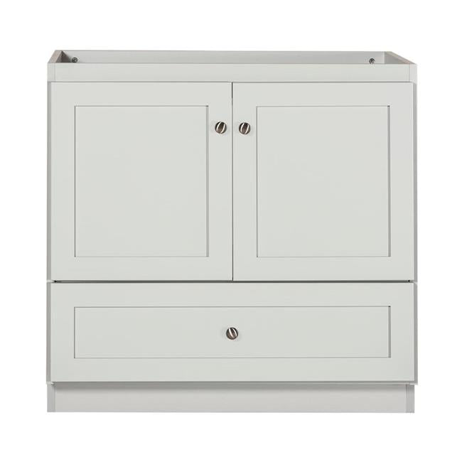 Simplicity by Strasser - 30 X 21 X 34.5 Legacy Vanity Shaker Door No Side Drawers (Top not included)