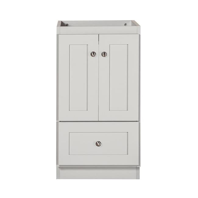 Simplicity by Strasser - 18 X 21 X 34.5 Legacy Vanity Shaker Door No Side Drawers (Top not included)