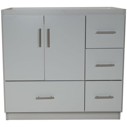 Simplicity by Strasser - 36 X 21 X 34.5 Legacy Vanity Slab Door Right Hand Drawers