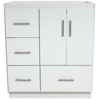 Simplicity by Strasser - 30 X 21 X 34.5 Legacy Vanity Slab Door Left Hand Drawers