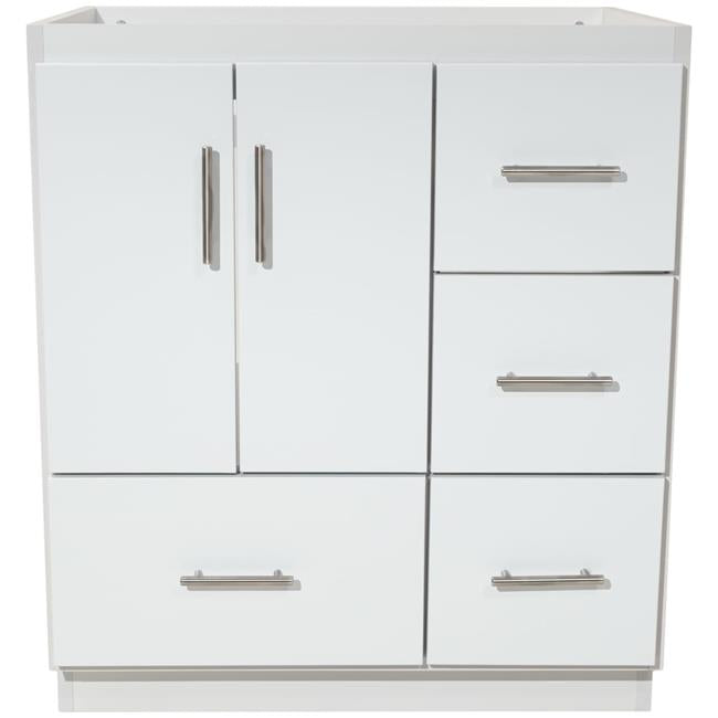 Simplicity by Strasser - 30 X 21 X 34.5 Legacy Vanity Slab Door Right Hand Drawers
