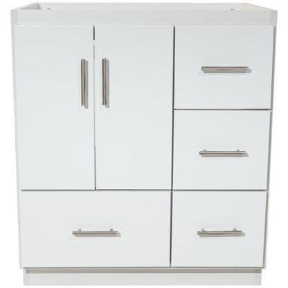 Simplicity by Strasser - 30 X 21 X 34.5 Legacy Vanity Slab Door Right Hand Drawers