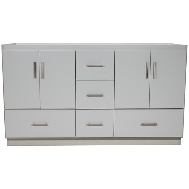 Simplicity by Strasser - 60 X 21 X 34.5 Legacy Vanity Slab Door For Double Basin