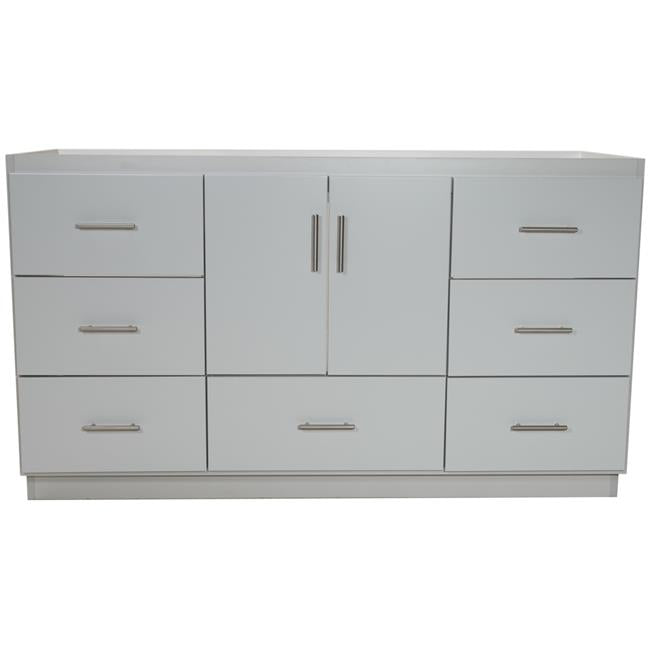 Simplicity by Strasser - 60 X 21 X 34.5 Legacy Vanity Slab Door For Single Basin