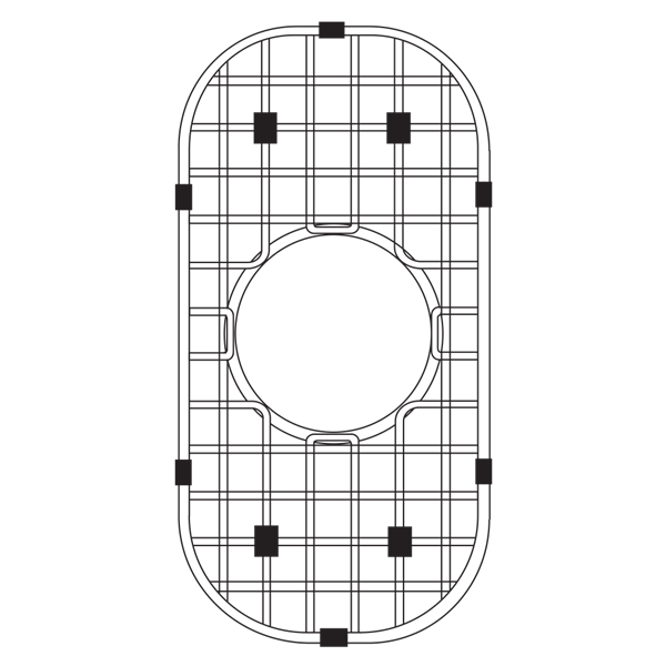 Hamat - 6 1/4 Inch x 14 5/8 Inch Wire Grate/Bottom Grid