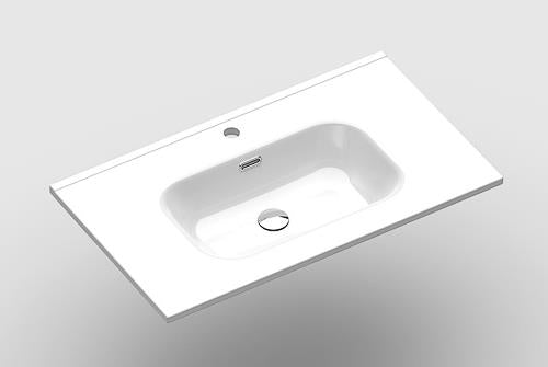 Sonia - Sx7 Ceramic Basin 800 Mm (32 Inch) 1Ø White Ceramic