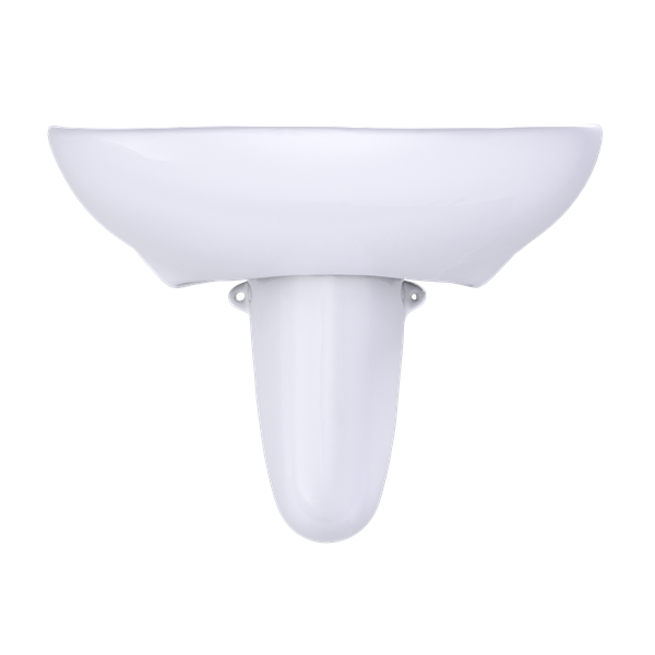 Toto - Prominence Oval Wall-Mount Bathroom Sink With Cefiontect And Shroud For Single Hole Faucets
