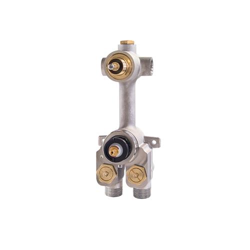 Aquabrass - TURBO thermostatic valve with 2 or 3-way diverter