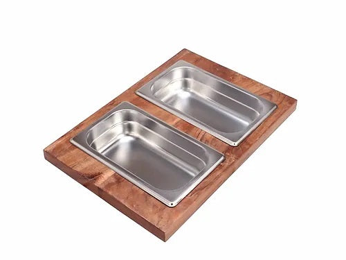 Nantucket Sinks - Prep Station 2 Piece Large Rectangle Condiment Server
