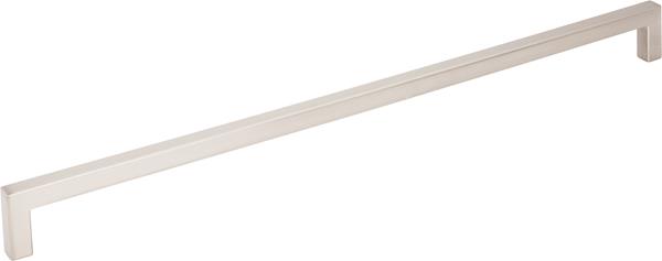 Elements - 320 mm Center-to-Center Matte Silver Square Stanton Cabinet Bar Pull