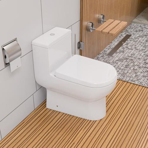 Eago - Dual Flush One-Piece Eco-Friendly High Efficiency Low Flush Ceramic Toilet