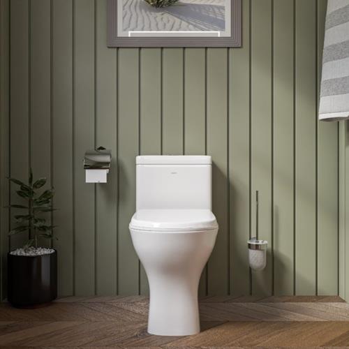 Eago - Dual Flush One-Piece Eco-Friendly High Efficiency Low Flush Ceramic Toilet