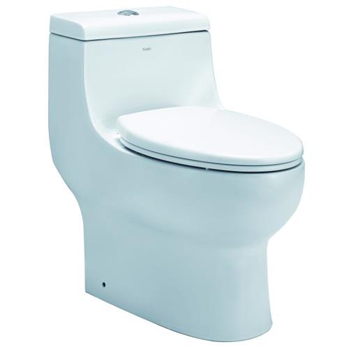 Eago - Dual Flush One Piece Elongated Ceramic Toilet