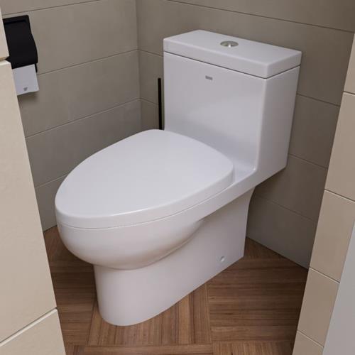 Eago - Dual Flush One-Piece Eco-Friendly High Efficiency Low Flush Ceramic Toilet