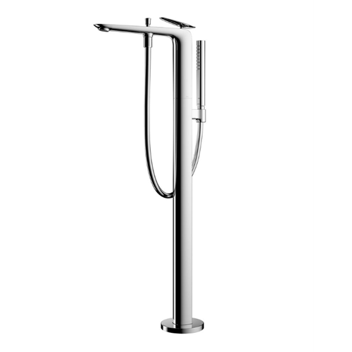 Toto - ZA Single Handle Free Standing Tub Filler with Handshower, Polished Chrome