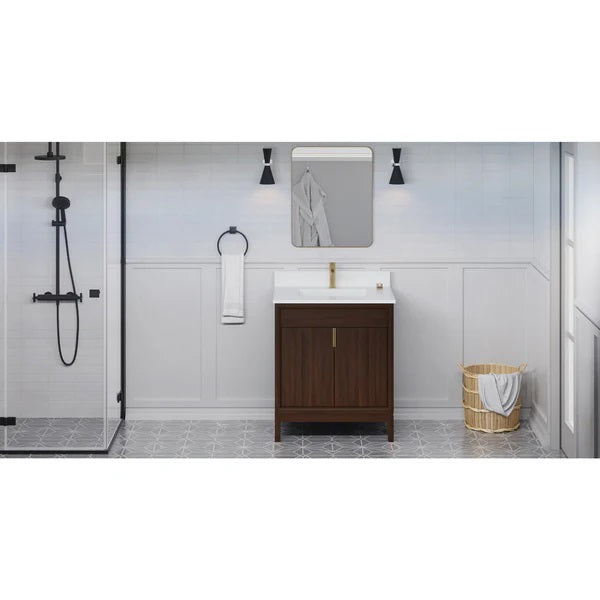 Jeffrey Alexander - Theodora 30 Inch W  Single Basin Bathroom Vanity Set