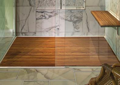 MTI - Teak Shower Tray For Mtsb-6032 Multi Threshold Center Drain